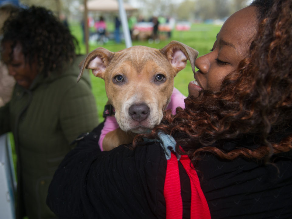 Inclusion = Lifesaving: Women with dog