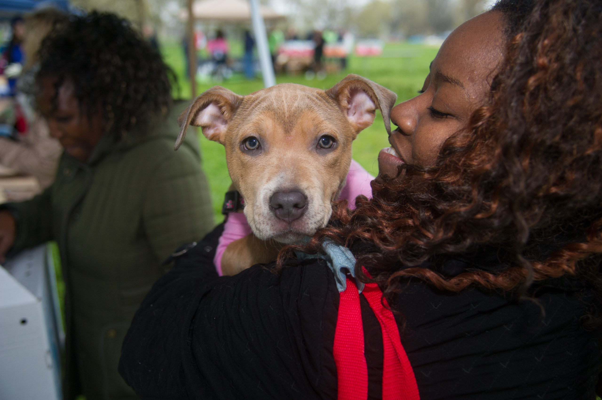 Inclusion = Lifesaving: Women with dog